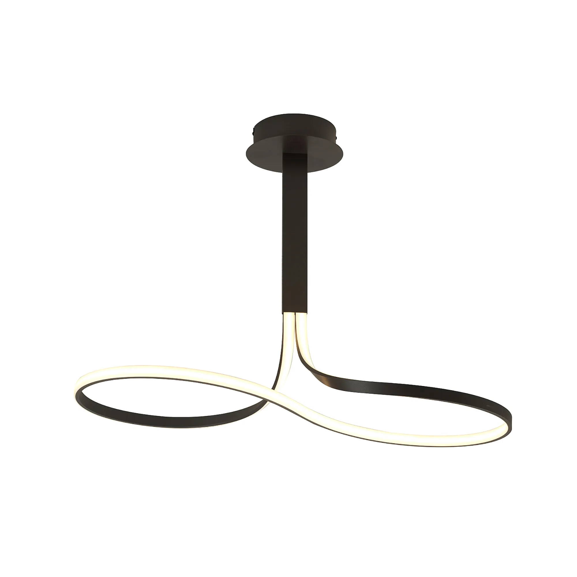 Nur Brown Oxide Ceiling Lights Mantra Semi Flush Fittings